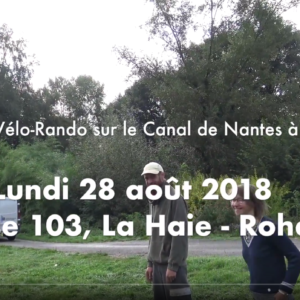 ☛ Lundi 27 août – Canal de Nantes à Brest – Du Relais 103 à Rohan : Trois échelles d’écluses – 51 écluses en 20 km !